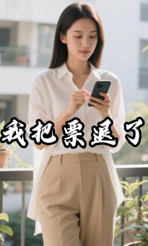 短剧《我把票退了》海报