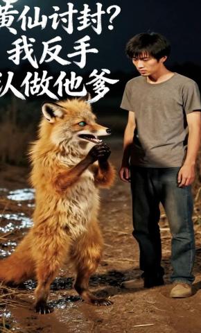 短剧《黄仙讨封？我反手认做他爹》海报