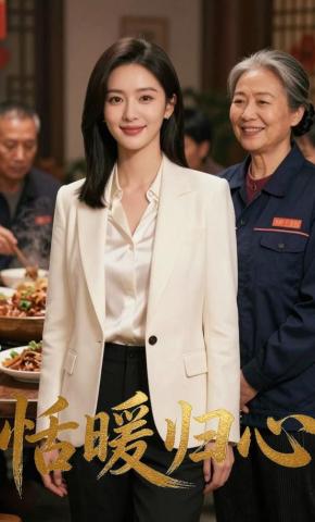 短剧《恬暖归心》海报