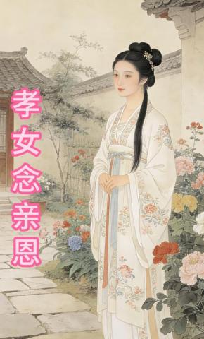 短剧《孝女念亲恩》海报