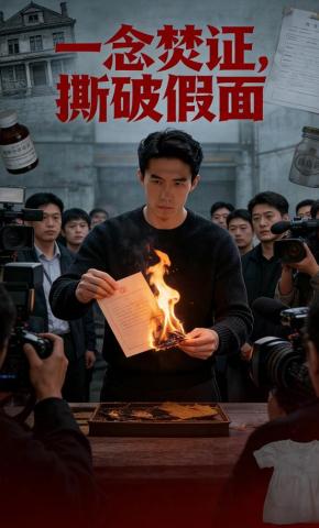 短剧《一念焚证，撕破假面》海报