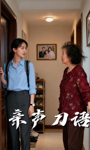 短剧《亲声刀语》海报