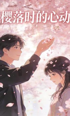 短剧《樱落时的心动》海报