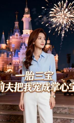 短剧《一胎三宝，前夫把我宠成掌心宝》海报