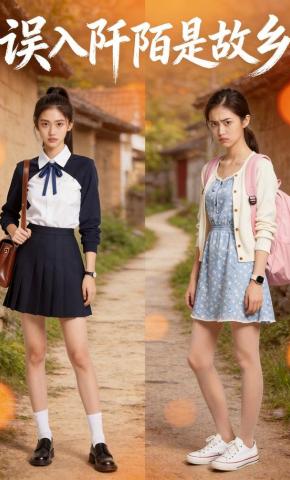 短剧《误入阡陌是吾乡》海报