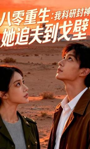 短剧《八零重生：我科研封神，她追夫到戈壁》海报