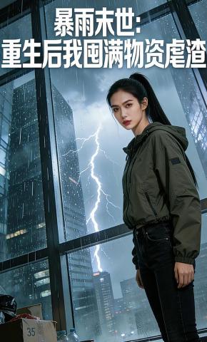 短剧《暴雨末世：重生后我囤满物资虐渣》海报