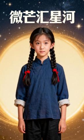 短剧《微芒汇星河》海报