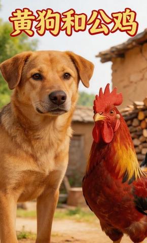 短剧《黄狗和公鸡》海报