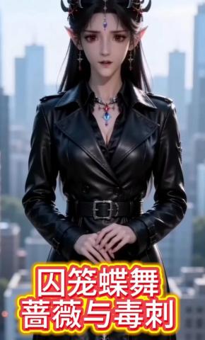 短剧《囚笼蝶舞：蔷薇与毒刺》海报