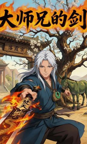 短剧《大师兄的剑》海报