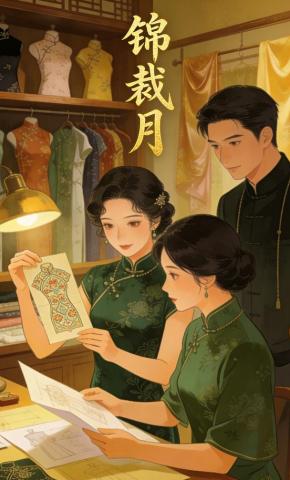 短剧《锦裁月》海报