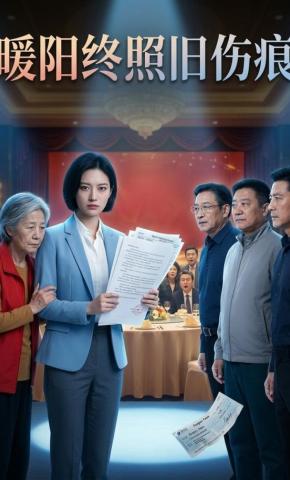 短剧《暖阳终照旧伤痕》海报