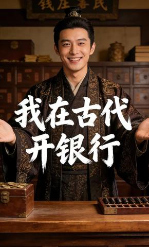 短剧《我在古代开银行》海报