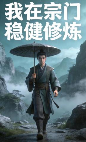 短剧《我在宗门稳健修炼》海报