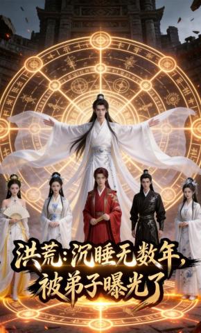 短剧《洪荒：沉睡无数年，被弟子曝光了》海报