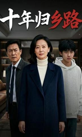 短剧《十年归乡路》海报