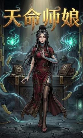 短剧《天命师娘》海报