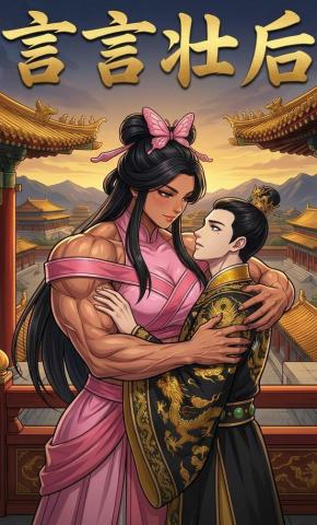 短剧《言言壮后》海报