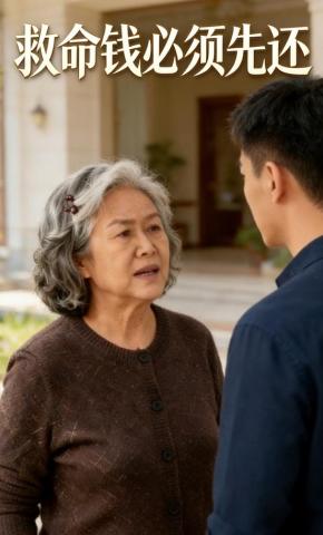 短剧《救命钱必须先还》海报
