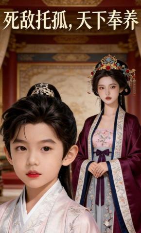 短剧《死敌托孤，天下奉养》海报