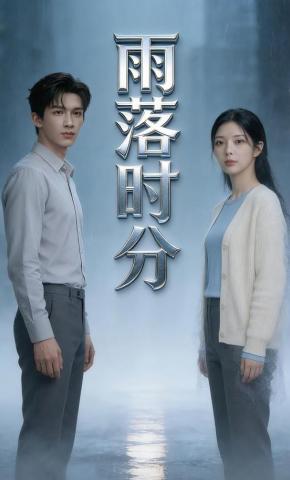 短剧《雨落时分》海报