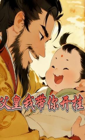 短剧《父皇我带你开挂》海报