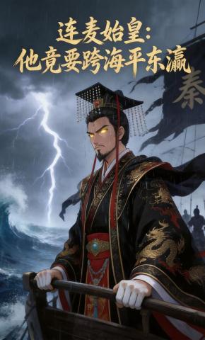 短剧《连麦始皇：他竟要跨海平东瀛》海报