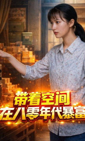 短剧《带着空间在八零年代暴富》海报