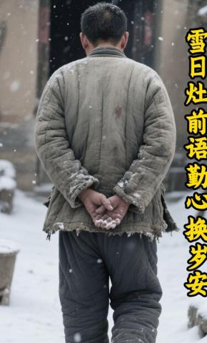 短剧《雪日灶前语勤心换岁安》海报