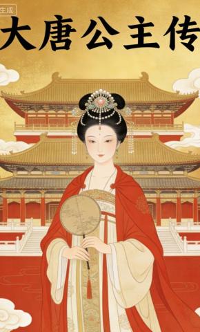 短剧《大唐公主传》海报