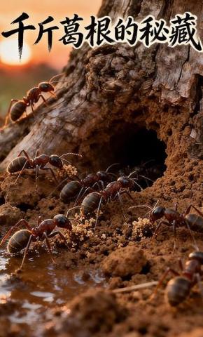 短剧《千斤葛根的秘藏》海报