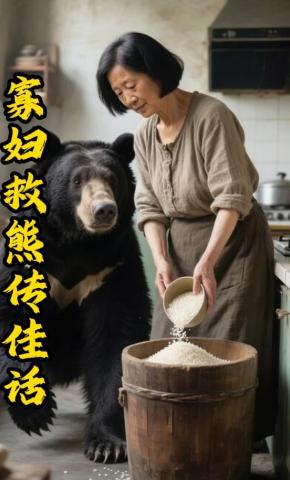 短剧《寡妇救熊传佳话》海报
