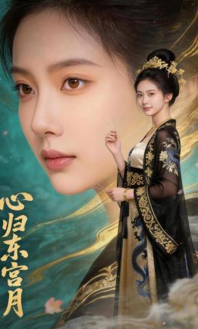 短剧《心归东宫月》海报