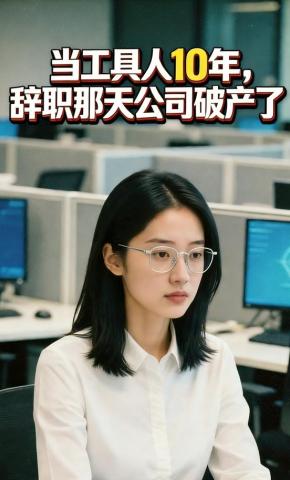 短剧《当工具人10年，辞职那天公司破产了》海报