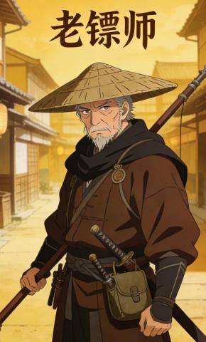 短剧《老镖师》海报