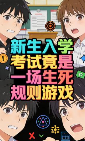 短剧《新生入学考试竟是一场生死规则游戏》海报