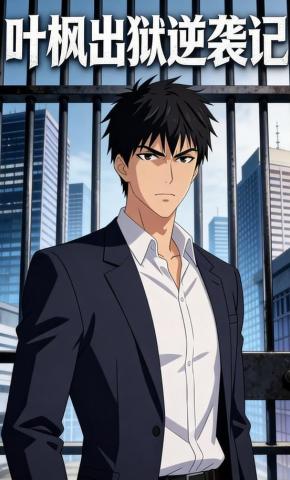短剧《叶枫出狱逆袭记》海报