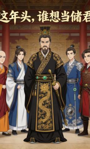 短剧《这年头，谁想当储君》海报