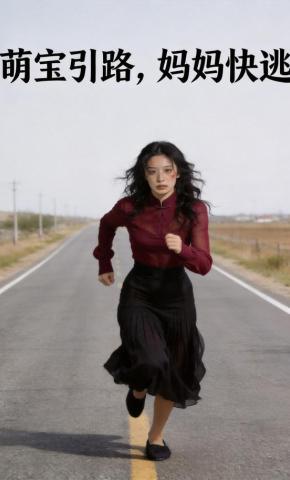 短剧《萌宝引路，妈妈快逃》海报