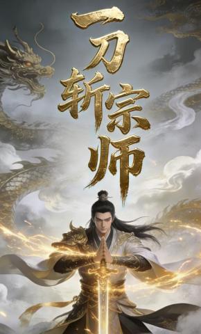 短剧《一刀斩宗师》海报