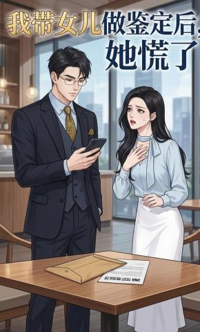 短剧《我带女儿做鉴定后，她慌了》海报