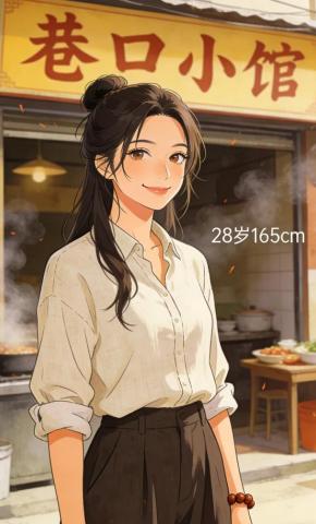 短剧《巷口小馆》海报