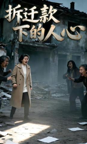 短剧《拆迁款下的人心》海报