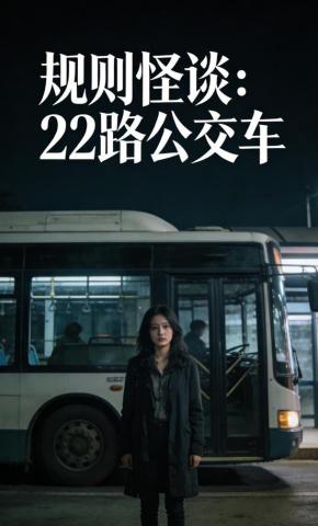 短剧《规则怪谈：22路公交车》海报