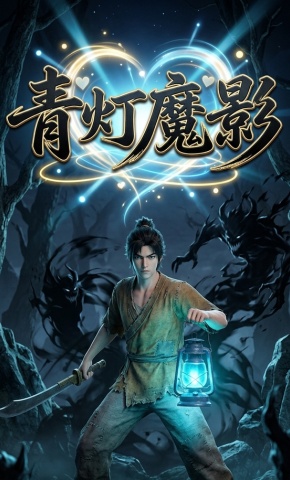 短剧《青灯魔影》海报