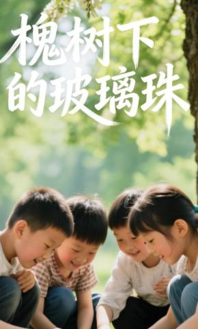 短剧《槐树下的玻璃珠》海报