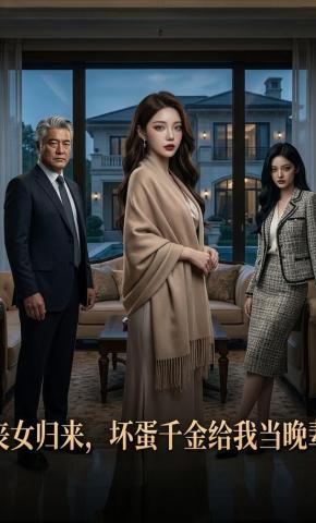 短剧《丧女归来，坏蛋千金给我当晚辈》海报