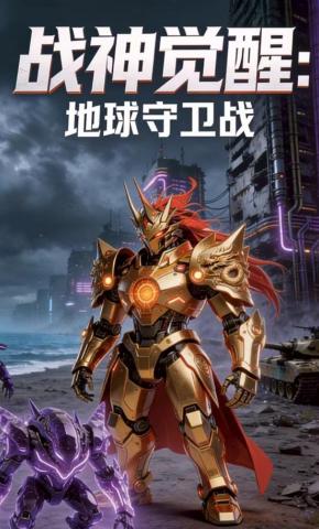 短剧《战神觉醒之地球守卫战》海报