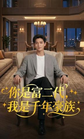 短剧《你是富二代，我是千年豪族》海报